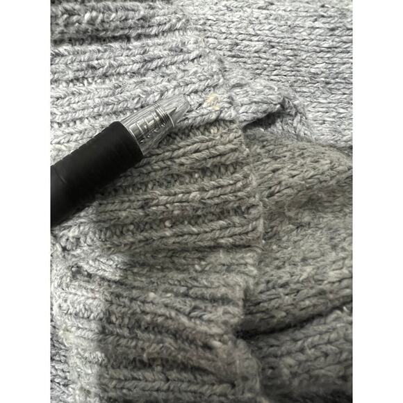 Margaret O'leary Sweater Knit Open Cardigan Pockets Grey XS Small Lagenlook - Picture 6 of 9